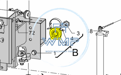 Striebig Bearing, Roller Track Idler Bearing for Vertical Saw, 62mm x15mm