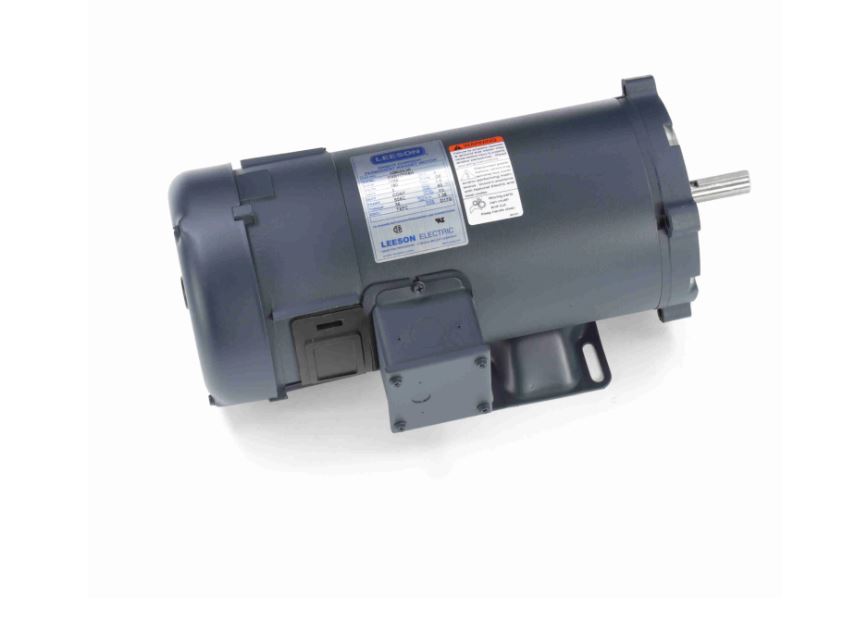 Leeson 1 HP SCR Motor, 1750 RPM, 180 V, 56C Frame, TEFC, 108023.00