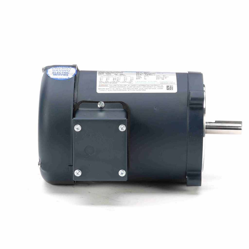 Leeson 0.50 HP General Purpose Motor, 3 phase, 1800 RPM, 208-230/460 V, 56C Frame, TEFC, 102860.00