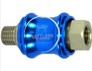 Slide Valve, Hand Slide Flow Control, 1/4" NPT Thread, Aluminum