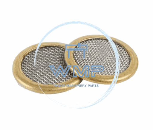 Homag, Weeke CNC Vacuum Pod Brass Filter Screen, 15mm Dia x .08mm